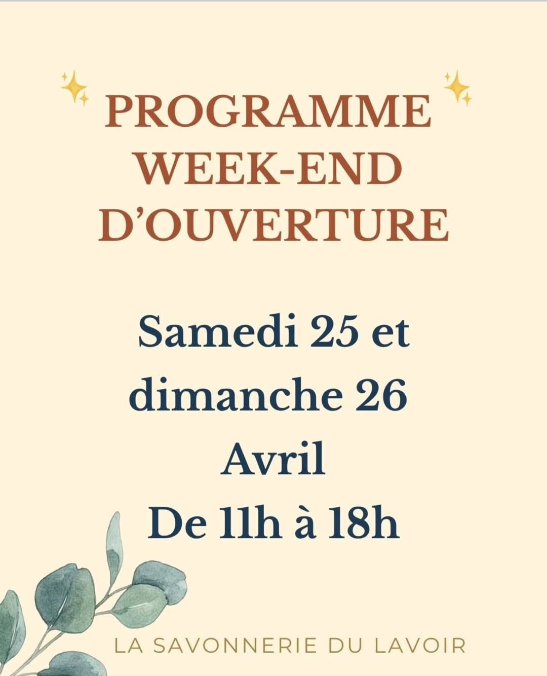 Savonnerie du lavoir - week-end d'ouverture !