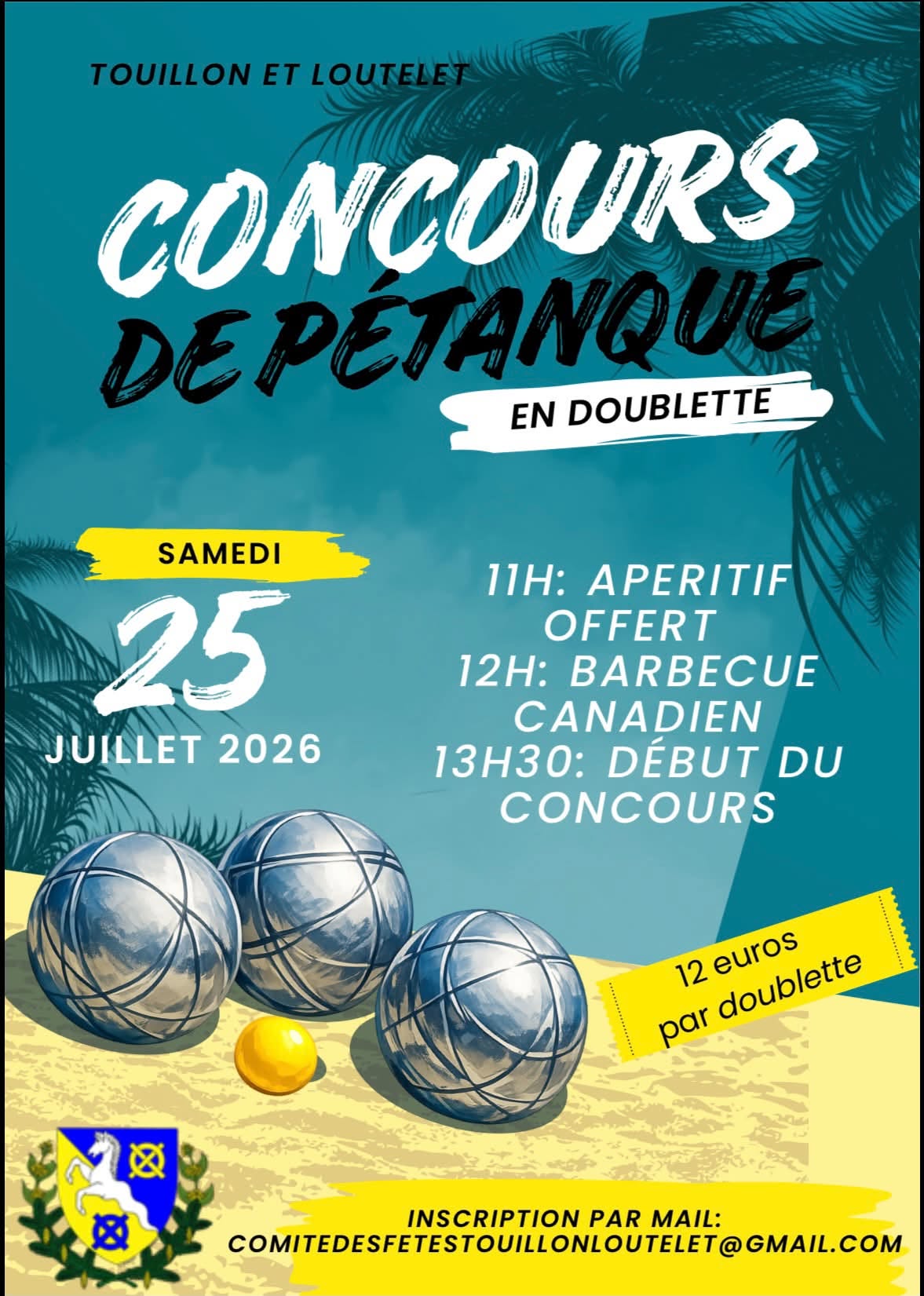 Concours de pétanque