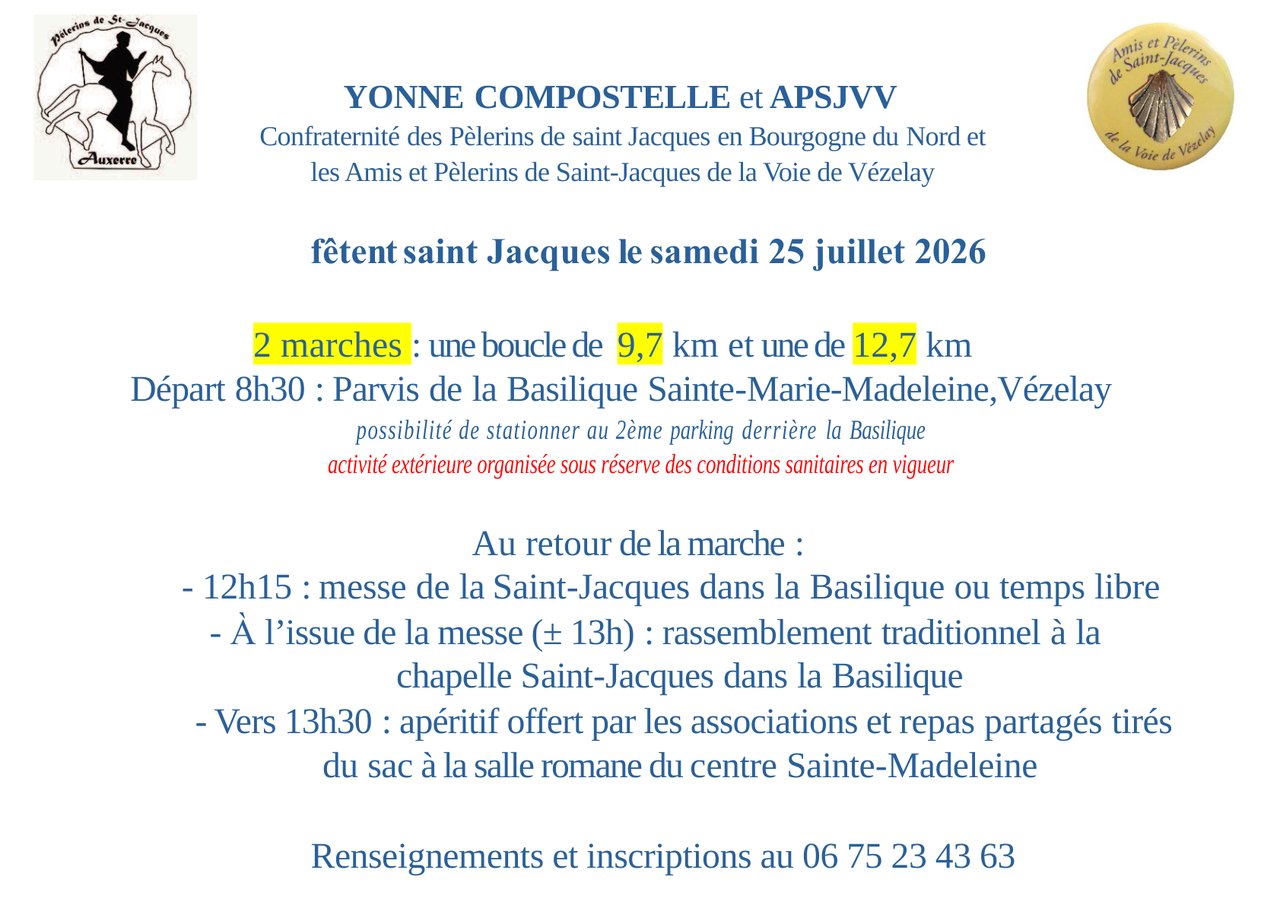 Fête de la saint Jacques