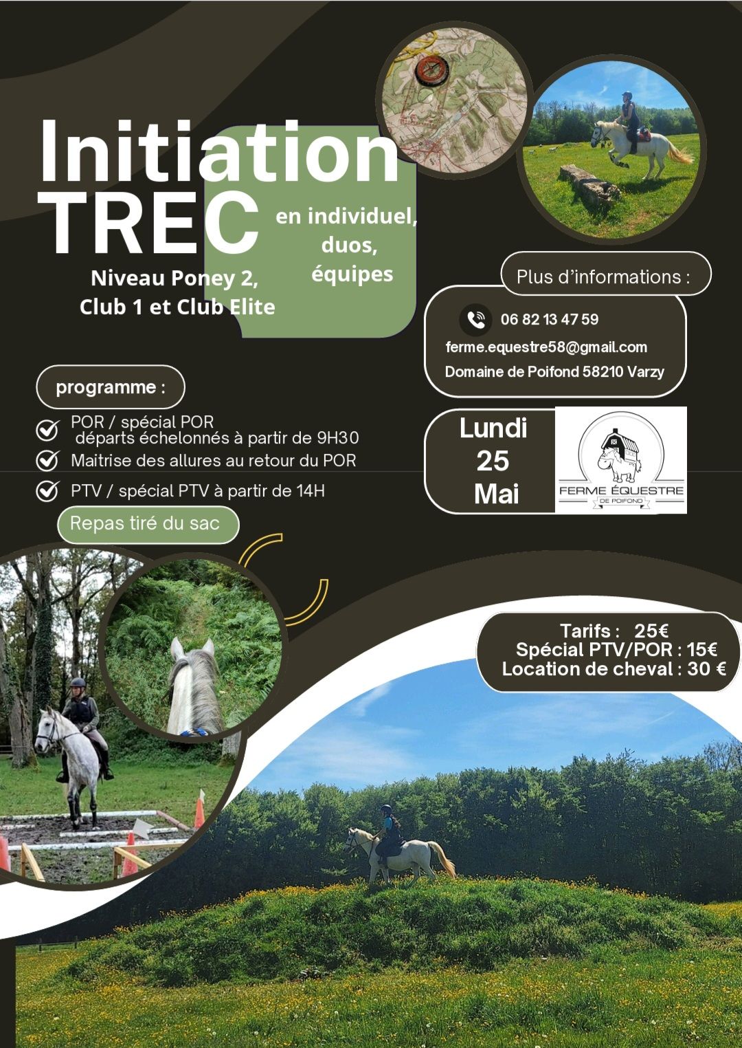 Initiation TREC - Ferme équestre de Poifond — visuel événement