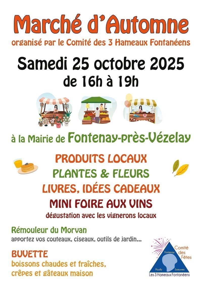 25 oct - Marché Fontenay