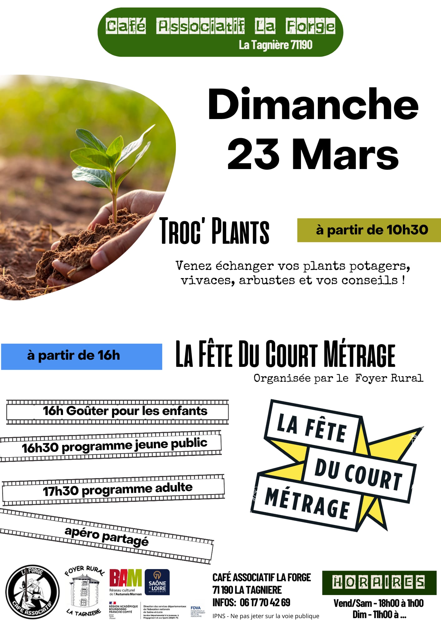 Troc plants & court métrage