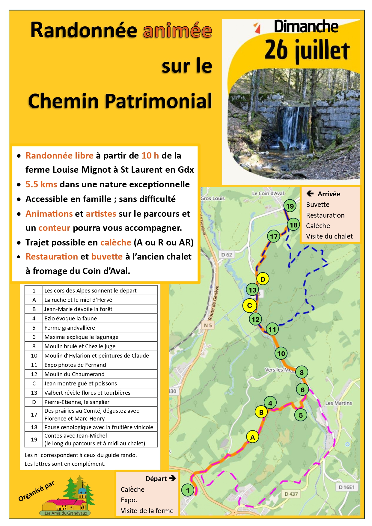 Rando animée sur le Chemin patrimonial