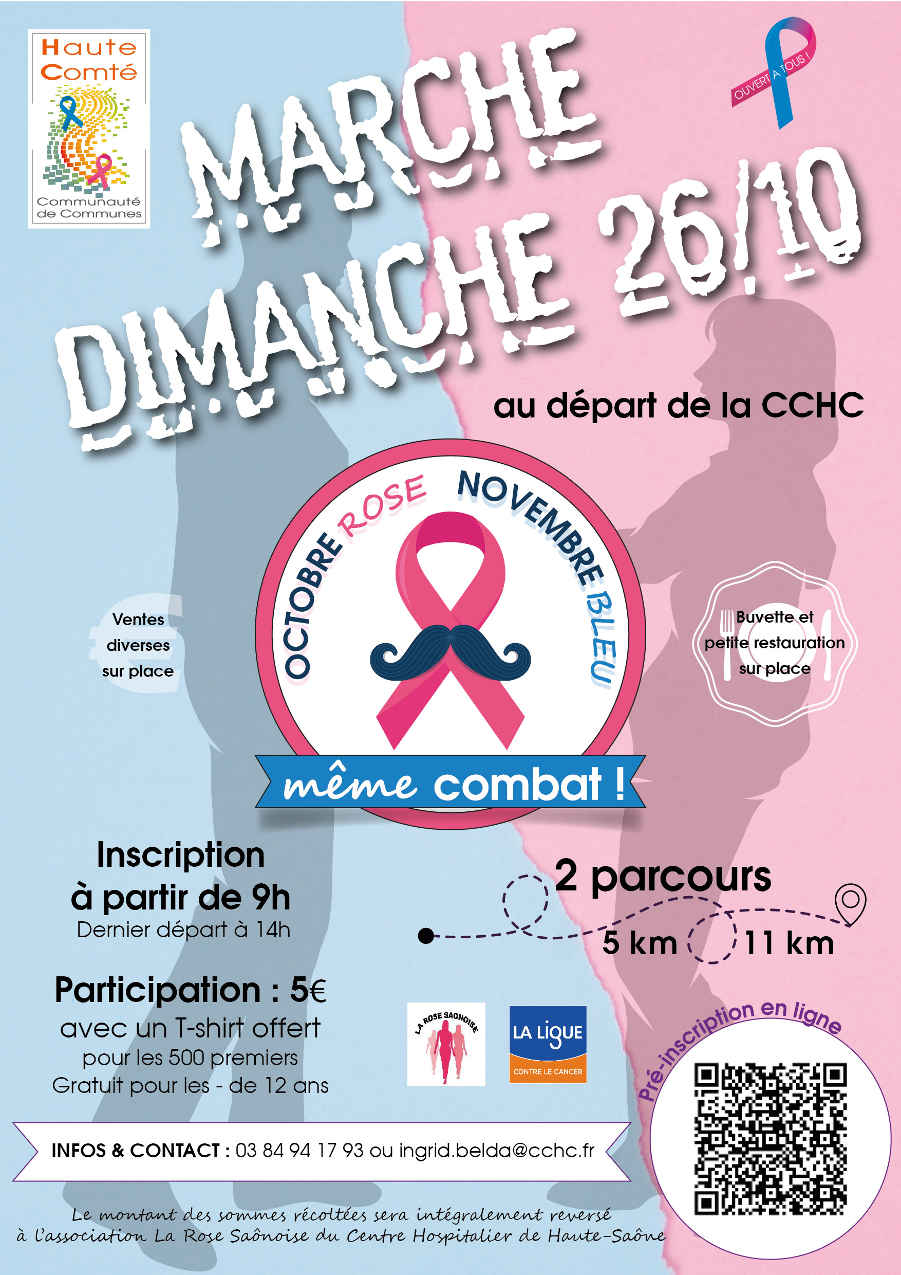 marche solidaire en Haute Comté