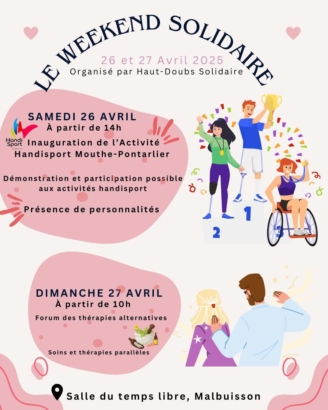 26 27 avril - WE solidaire - Malbuisson