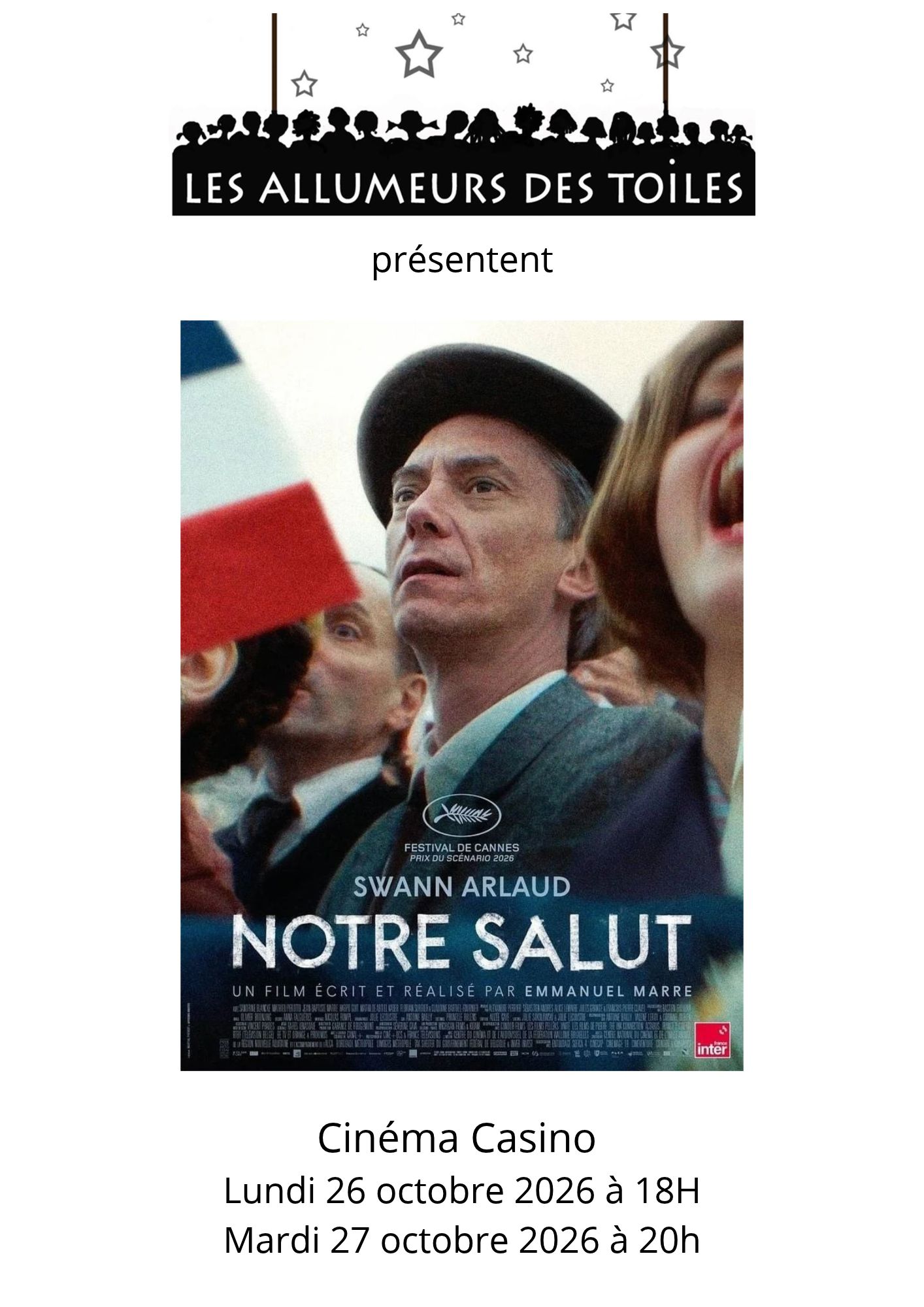 Les Allumeurs des Toiles présentent : "Notre salut" - Drame de Emmanuel Marre