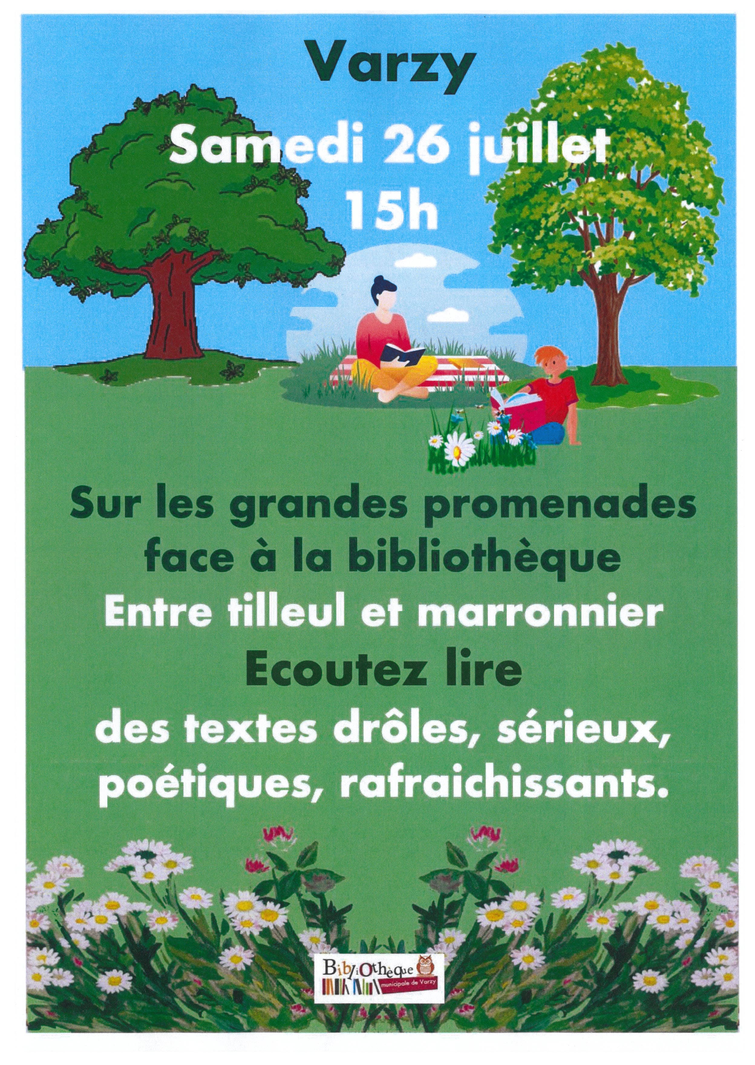26 juillet 2025 - Ecoutez lire par la bibliothèque municipale - Varzy (1)