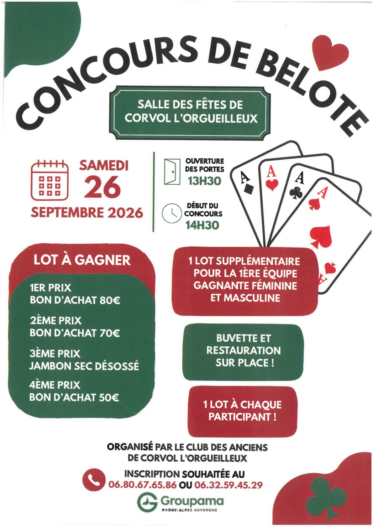 Concours de belote !