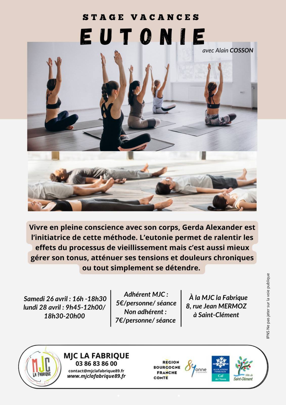 Stage Eutonie