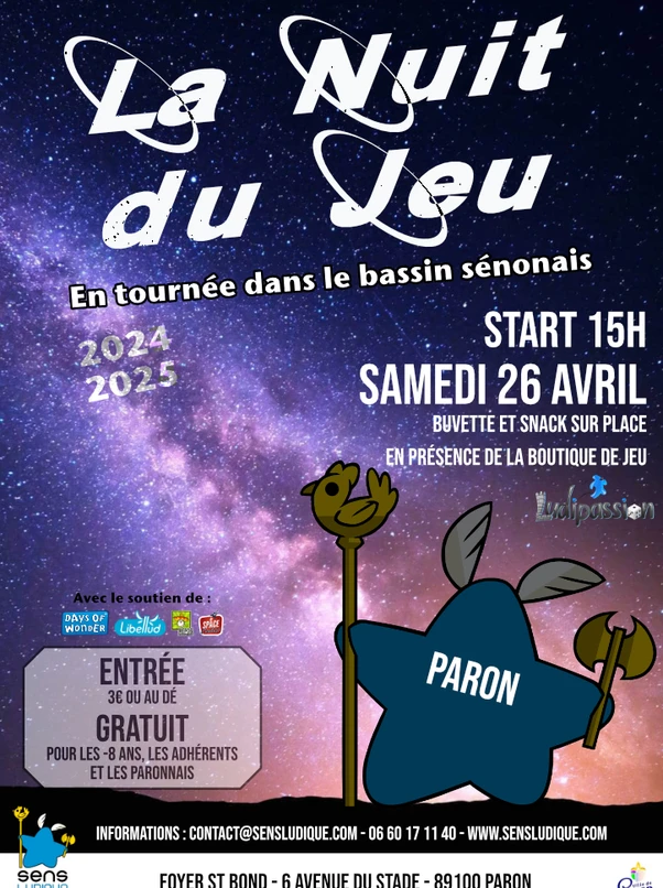 Nuit du jeu Paron