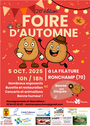 26ème Foire d'Automne à Ronchamp