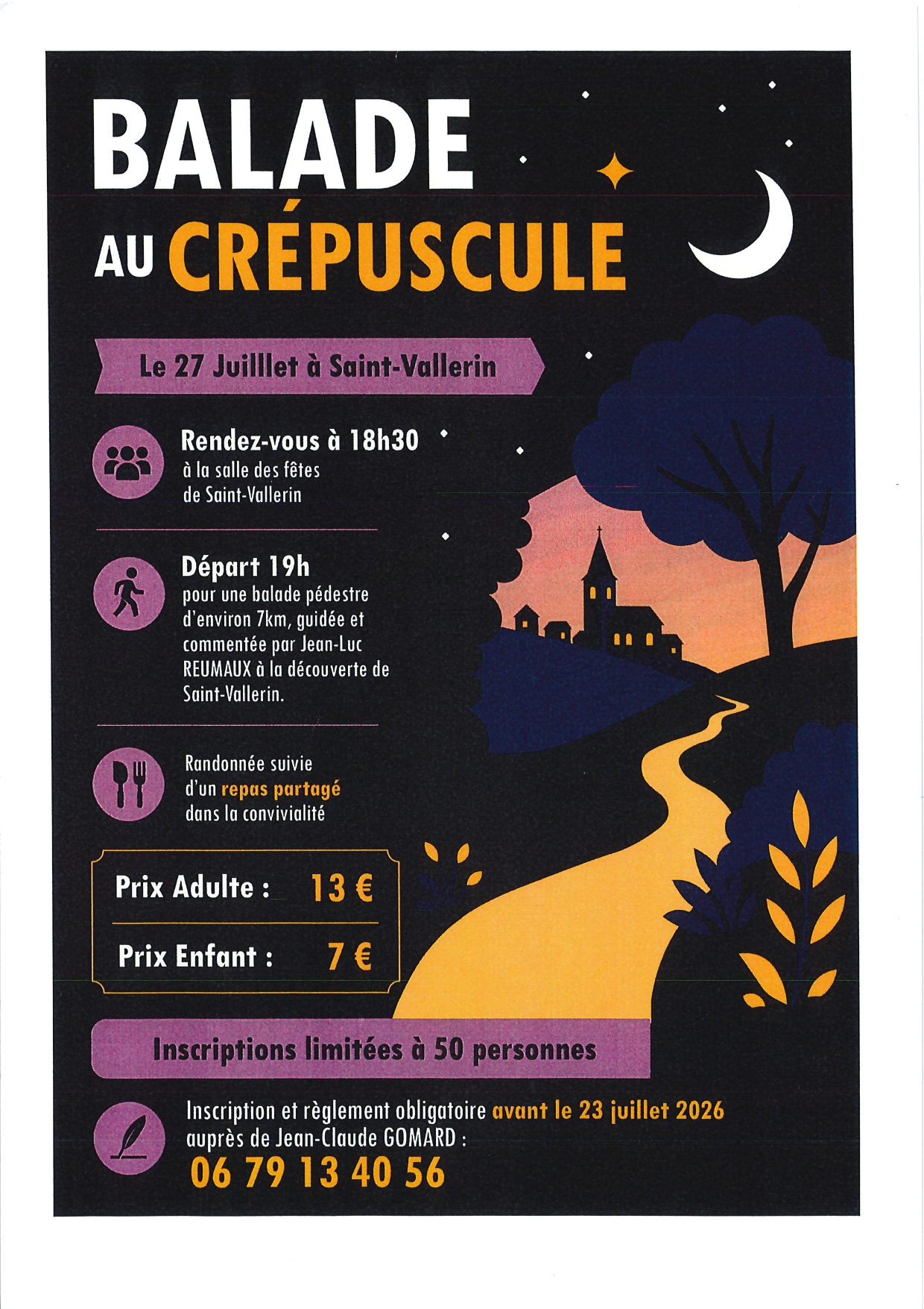 Balade au crépuscule