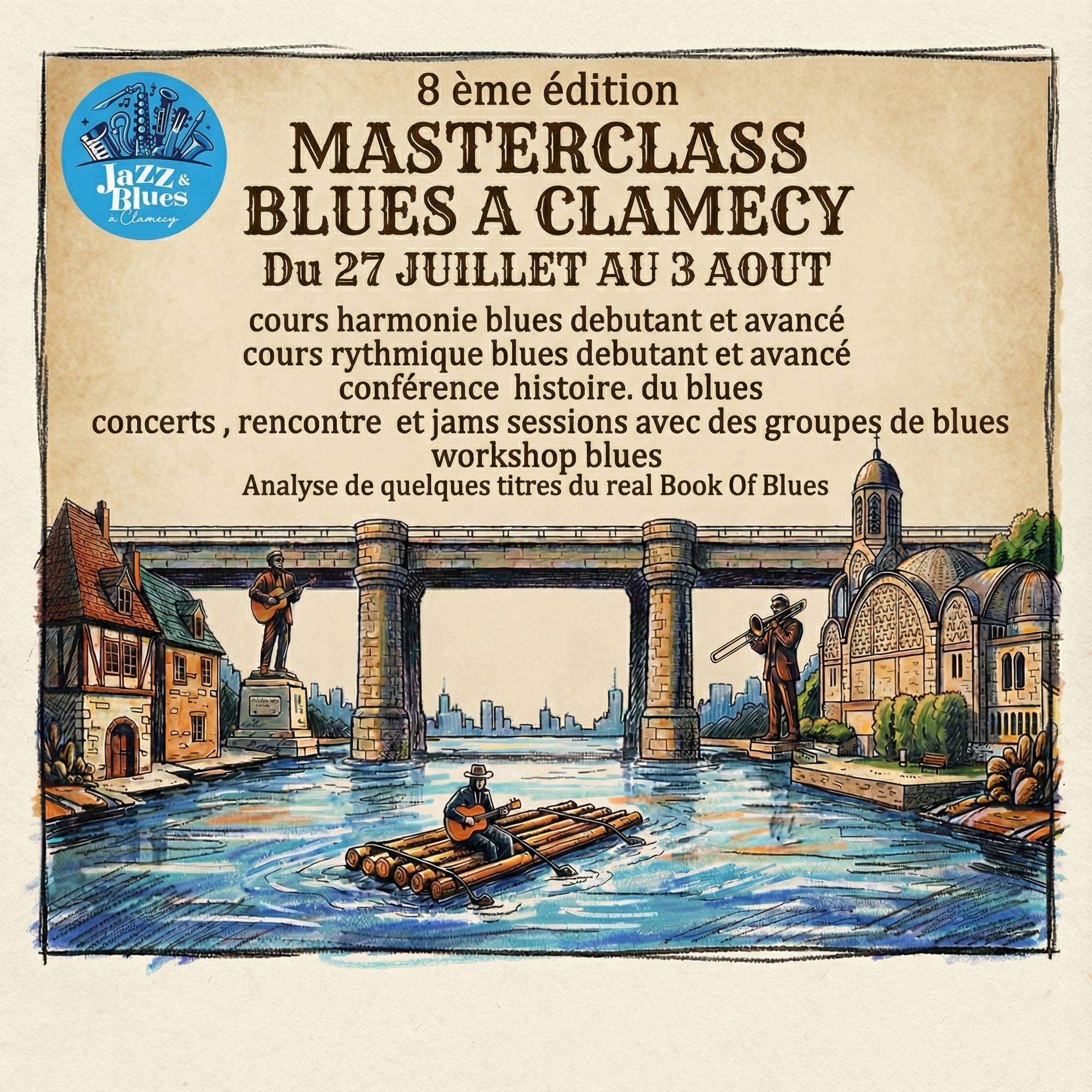 Masterclass Jazz-Blues — visuel événement