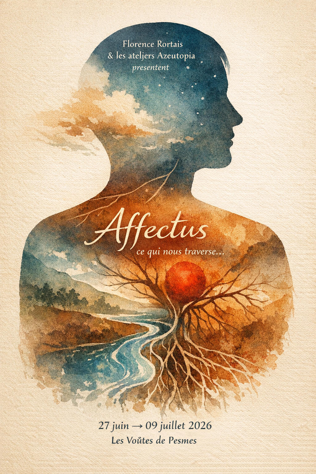 Exposition "Affectus, ce qui nous traverse" de Florence Rortais et Les Ateliers Azeutopia
