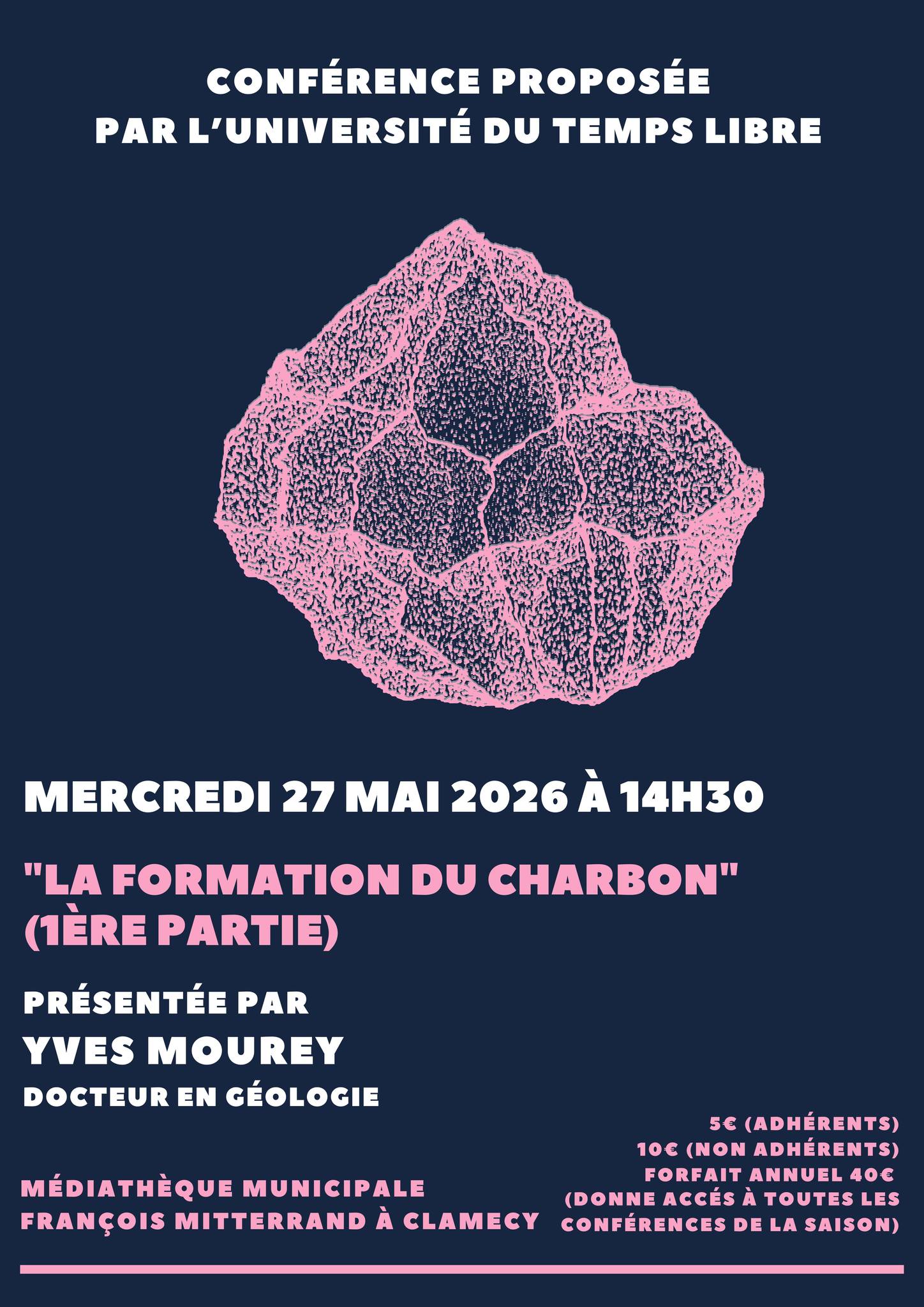 Conférence "La formation du charbon" (1ère partie) — visuel événement
