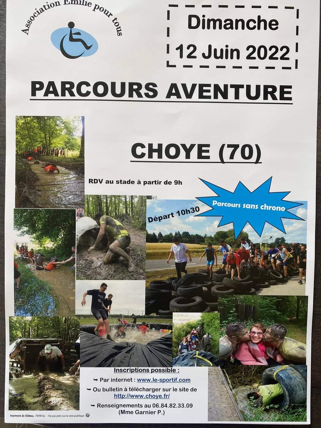 Parcours aventure à Choye