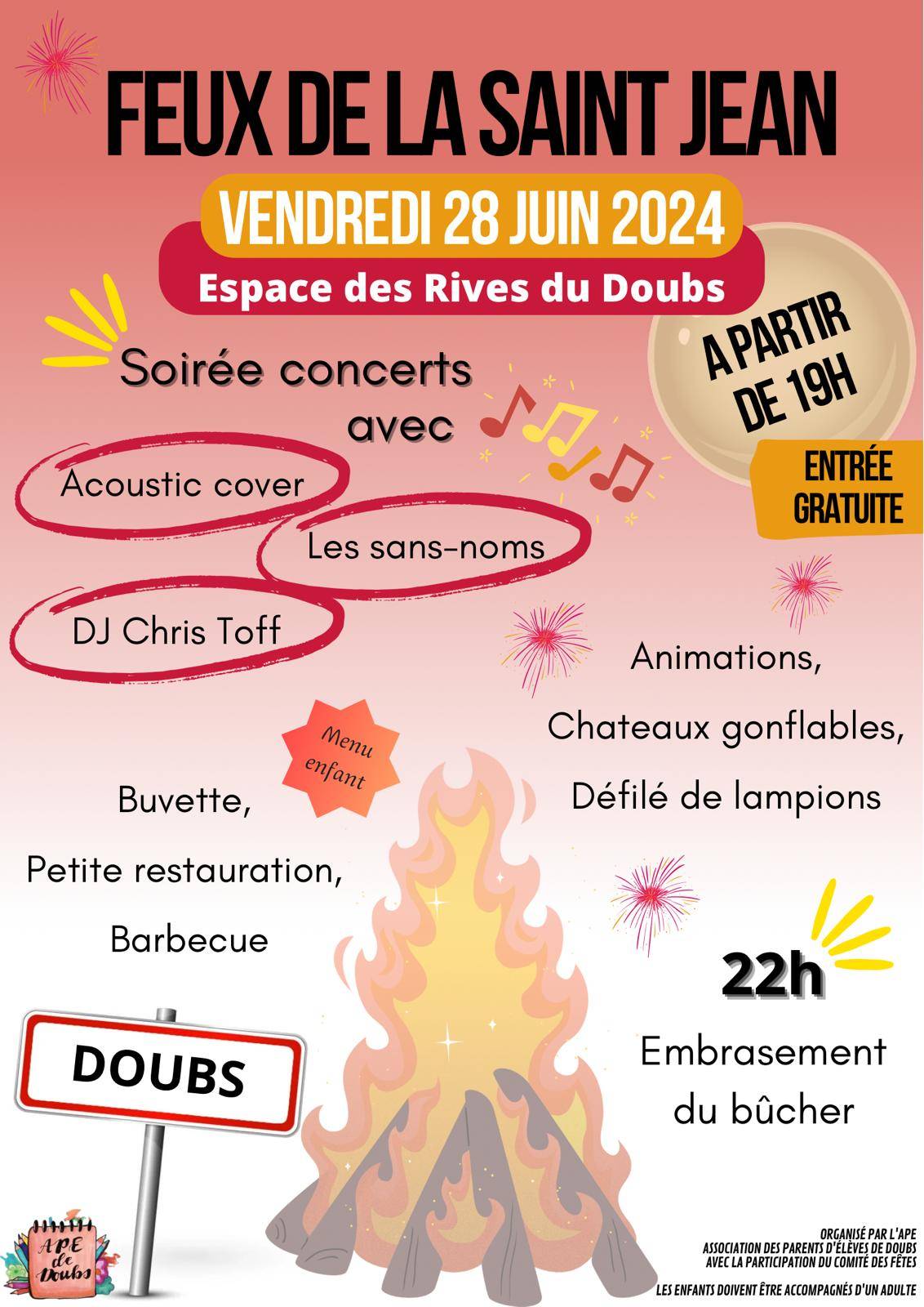 28 juin - feux de la st jean - doubs