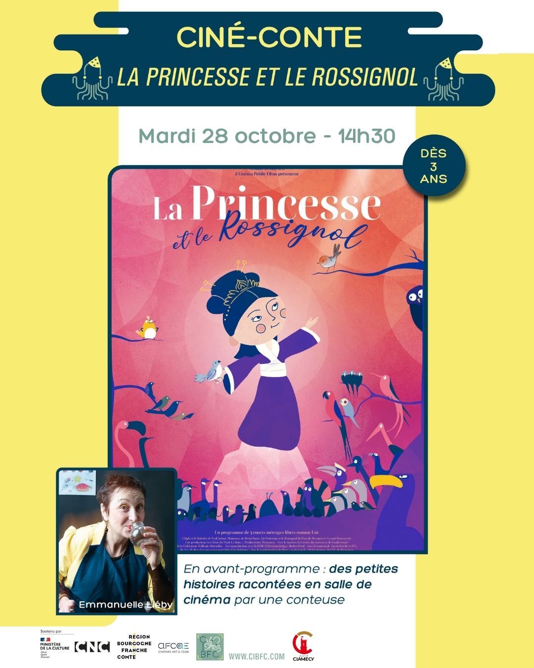 Insta - CINÉ-CONTE LA PRINCESSE ET LE ROSSIGNOL - 1