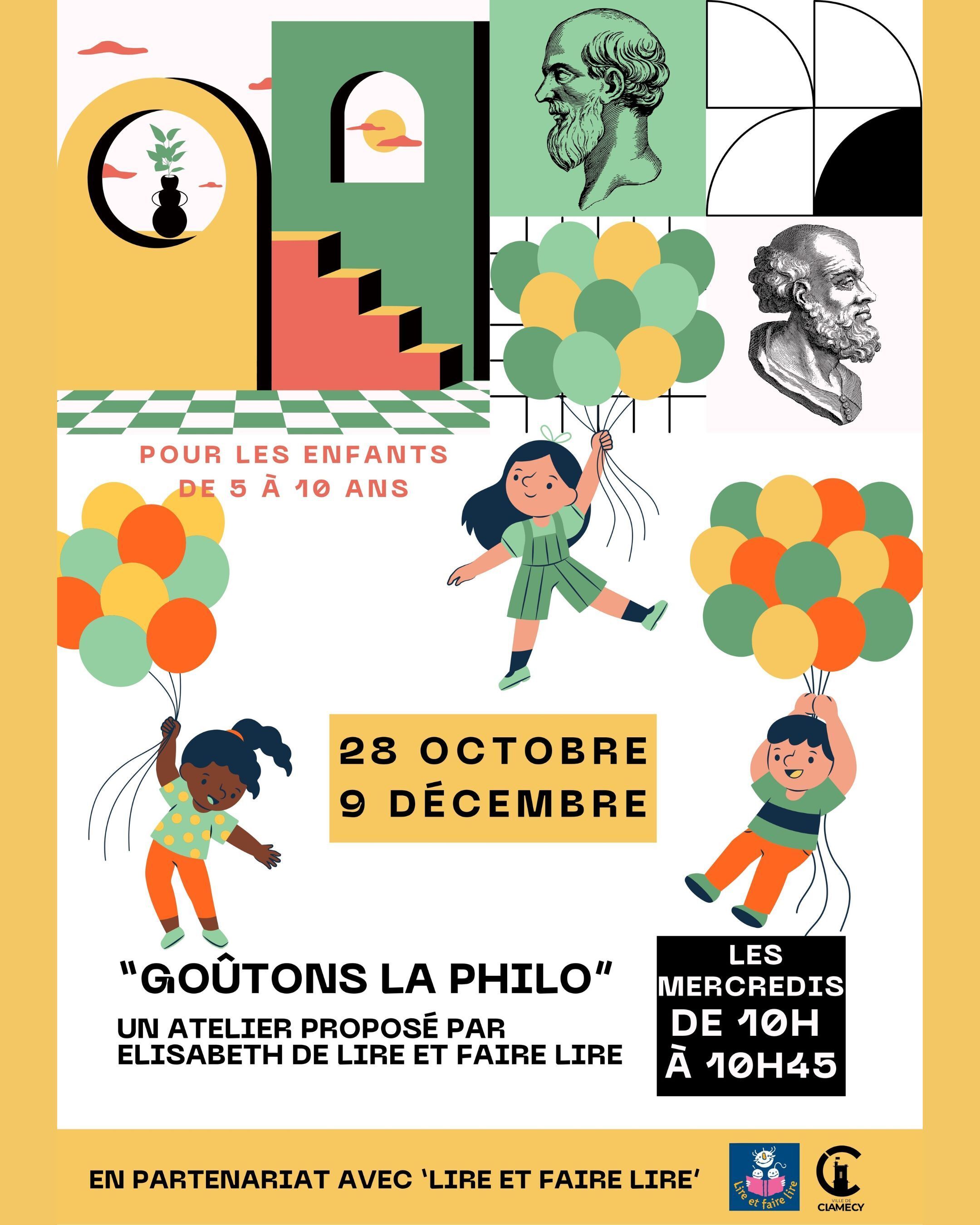 Atelier « Goûtons la philo »
