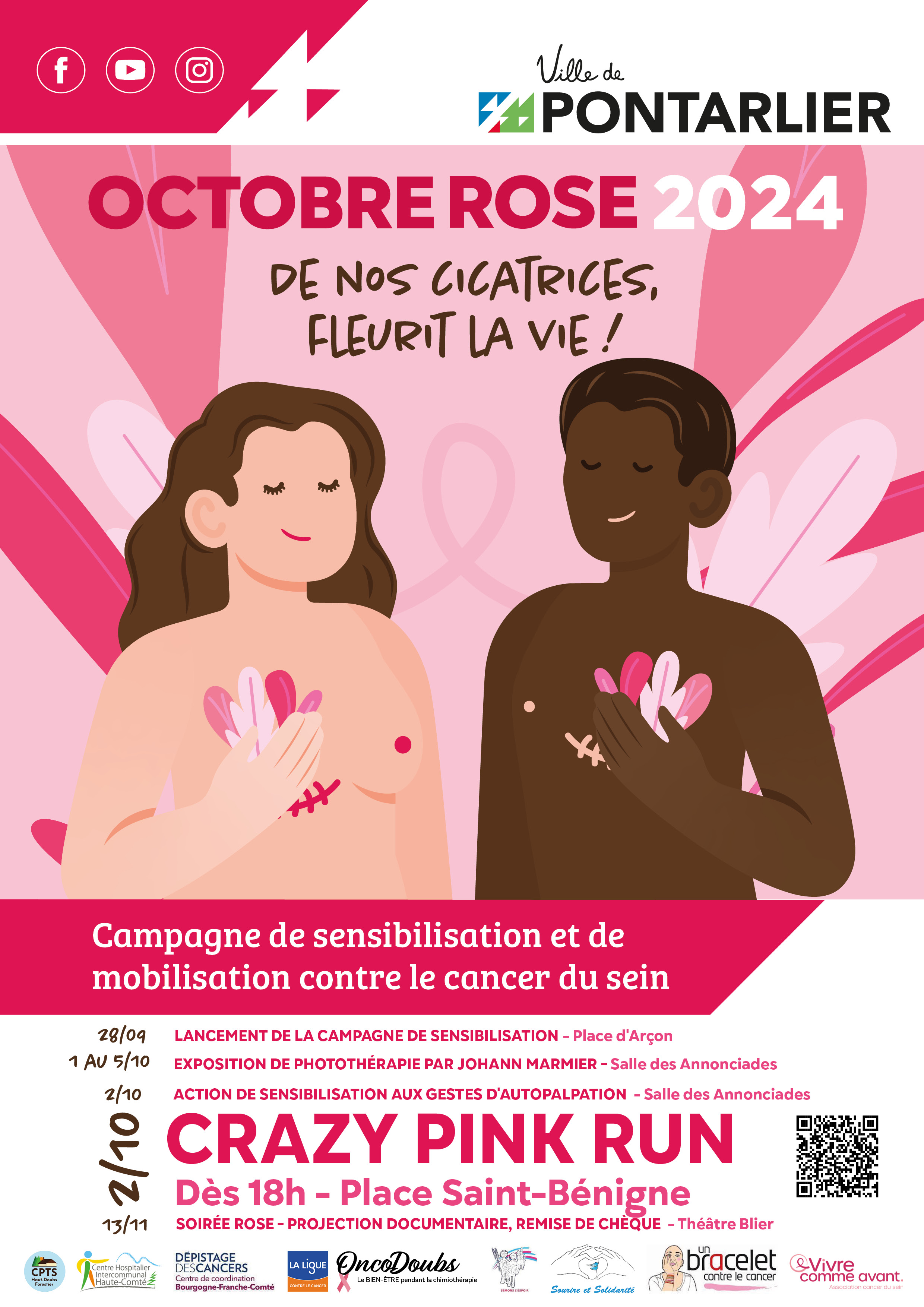 28 sept - octobre rose - pontarlier