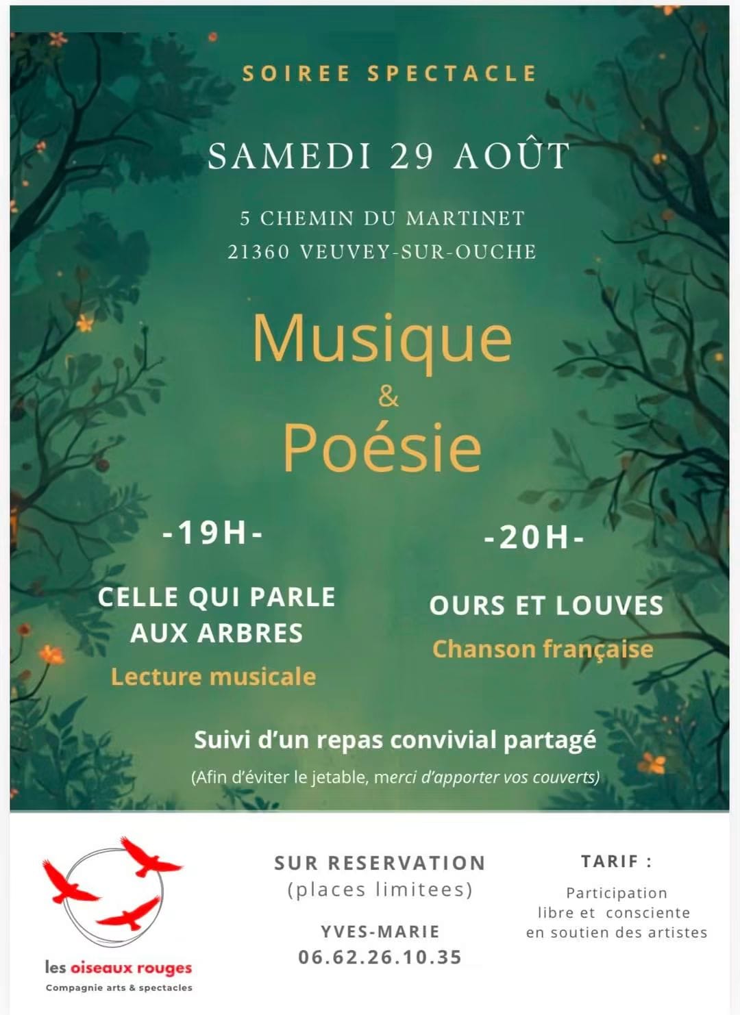 Soirée spectacle- Veuvey sur Ouche