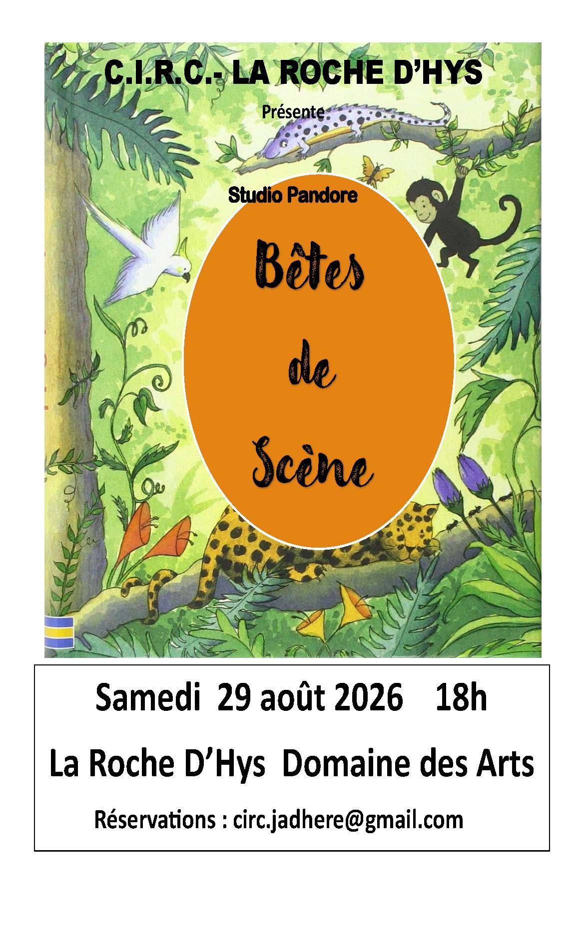 Concert lyrique "Les bêtes de scène"