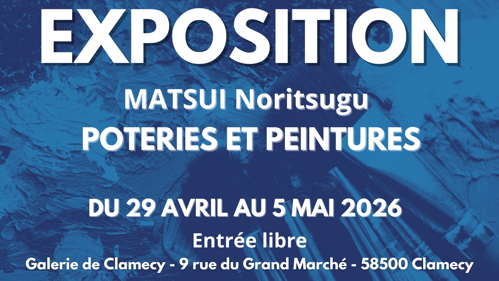 Exposition herbe folle - de Noritsugu MATSUI - Peinture et Poterie — visuel événement