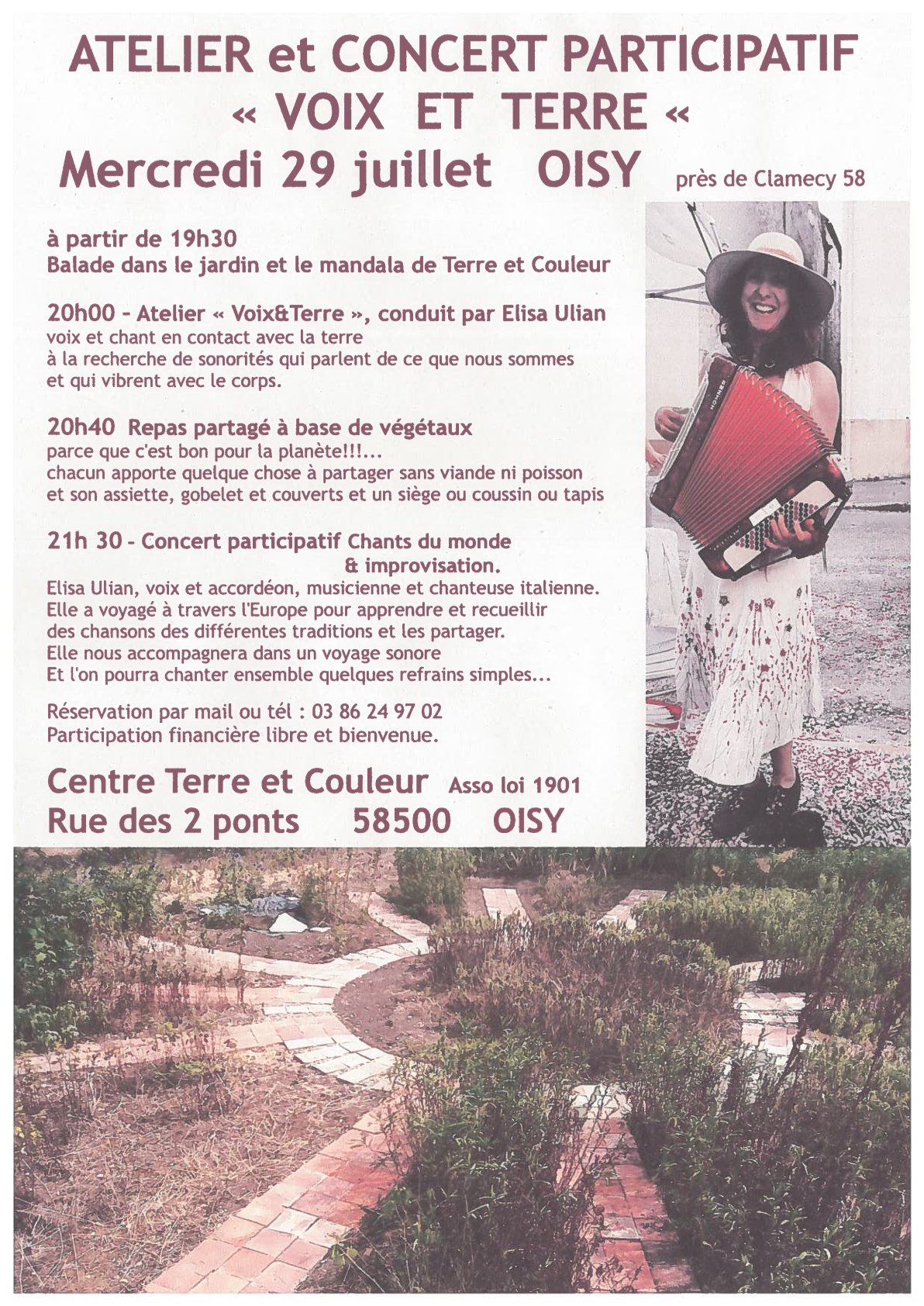 Atelier et Concert participatif "Voix et Terre"