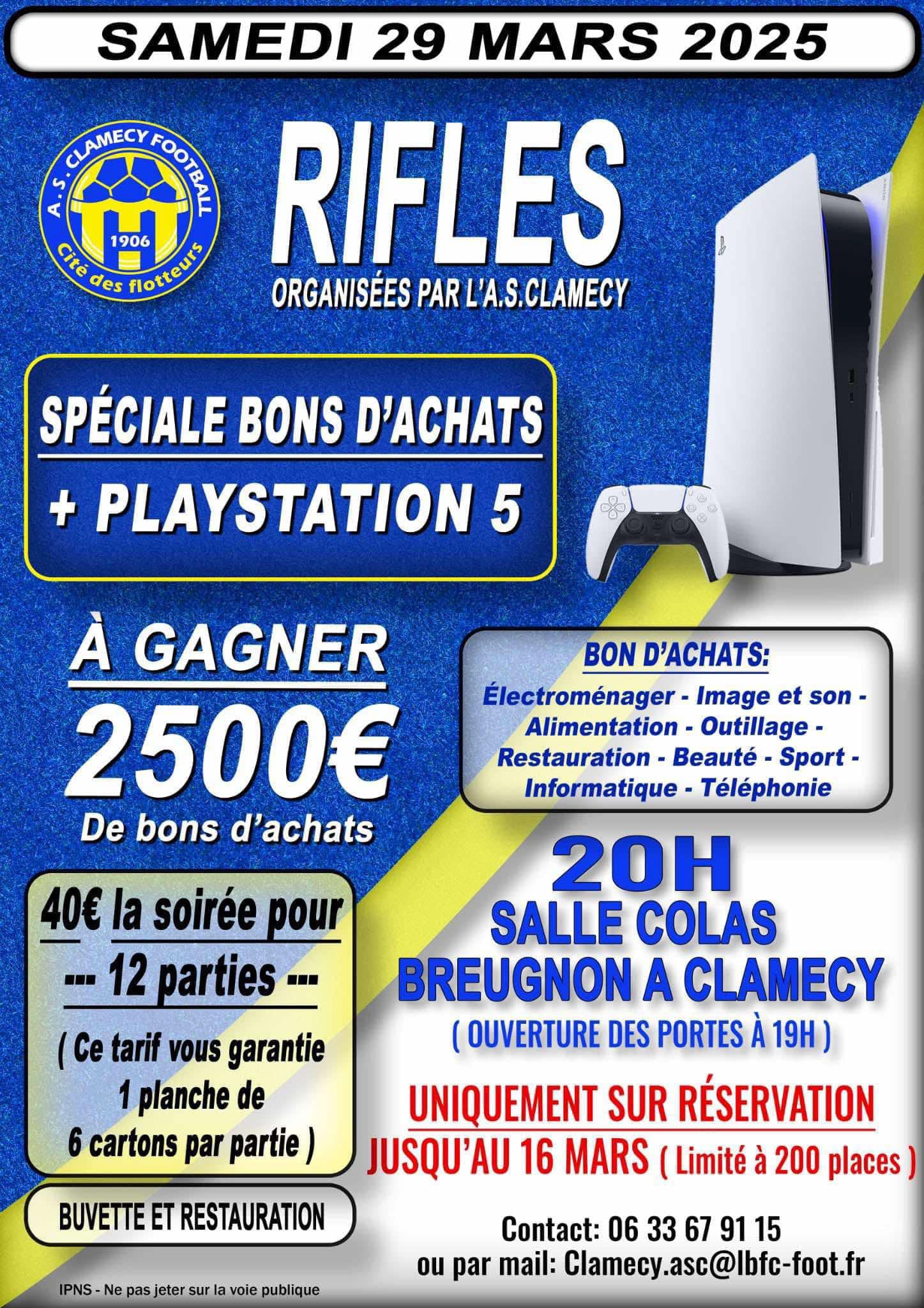 29 mars 2025-CLAMECY-Rifles ASC