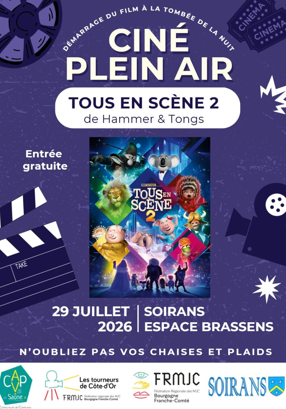Ciné plein air "Tous en scène 2"