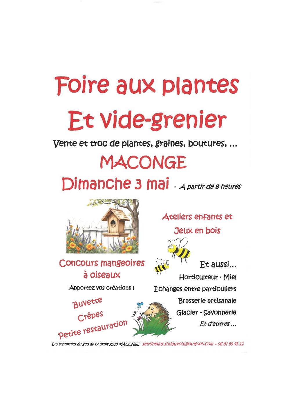 Foire aux plantes et vide-greniers