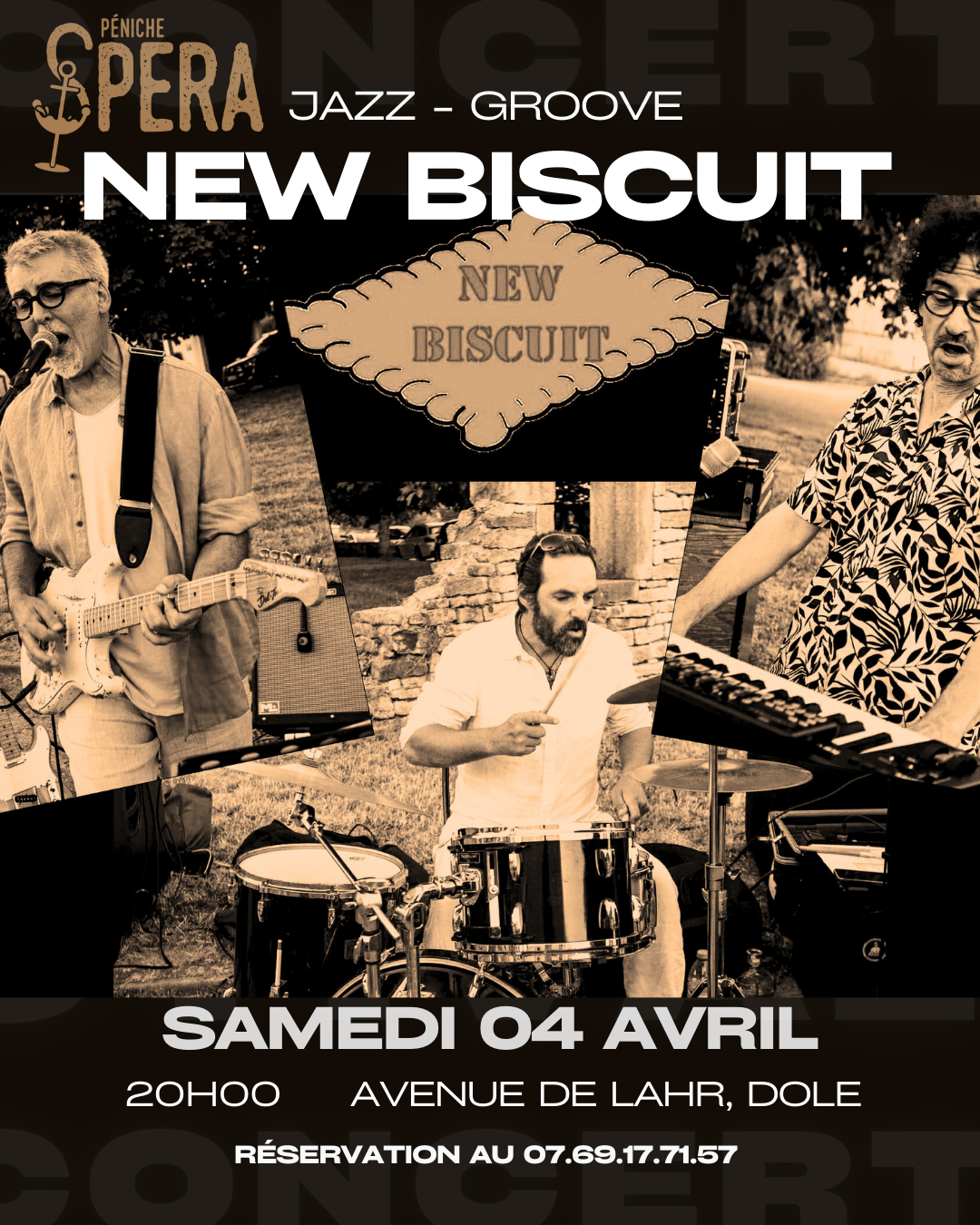 New Biscuit en concert au Spera
