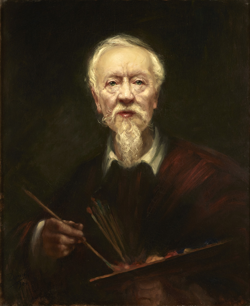 Portrait de Félix Ziem par Edouard Darviot
