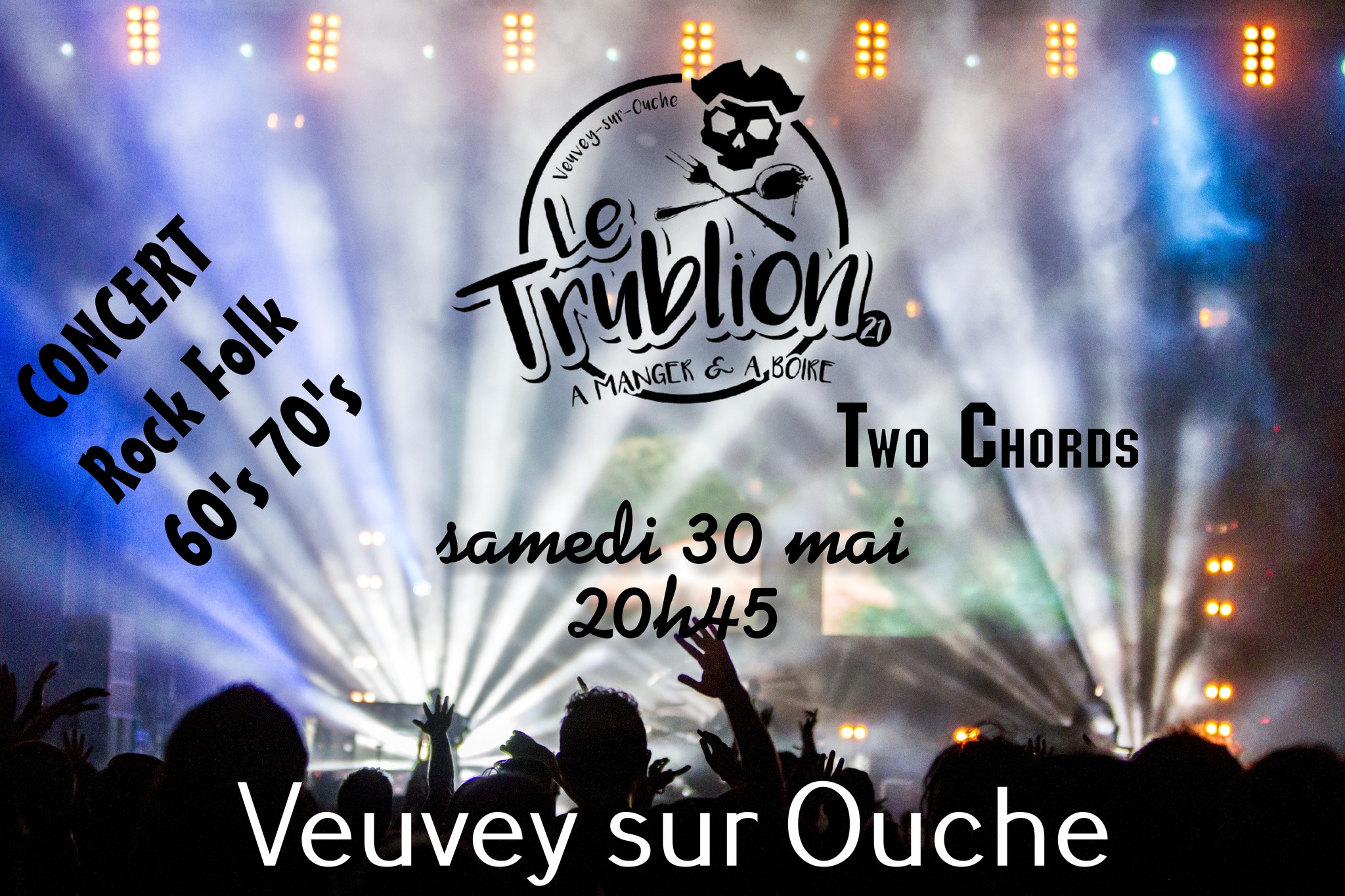 Soirée concert pop rock au Trublion 21- Veuvey sur Ouche