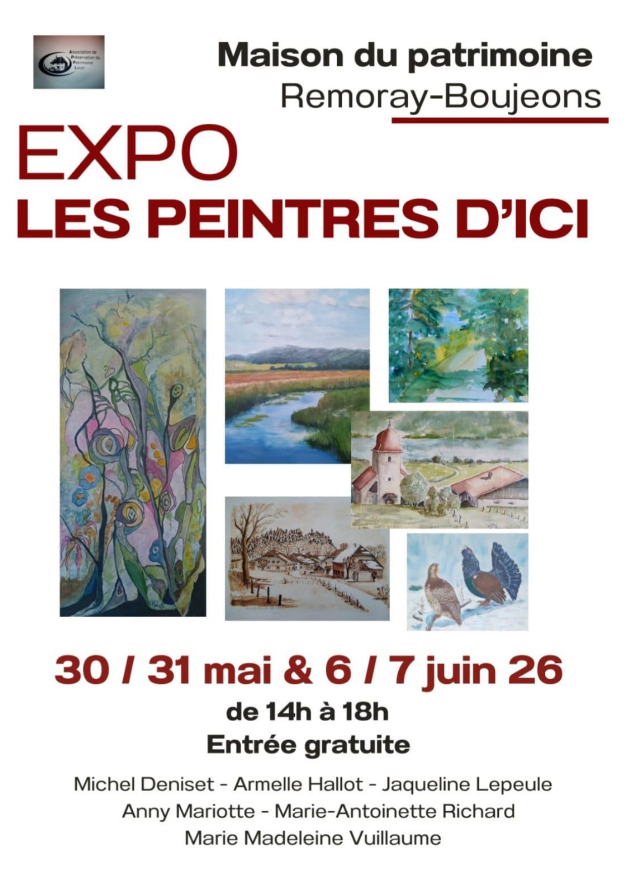 Exposition : Les peintres d'ici
