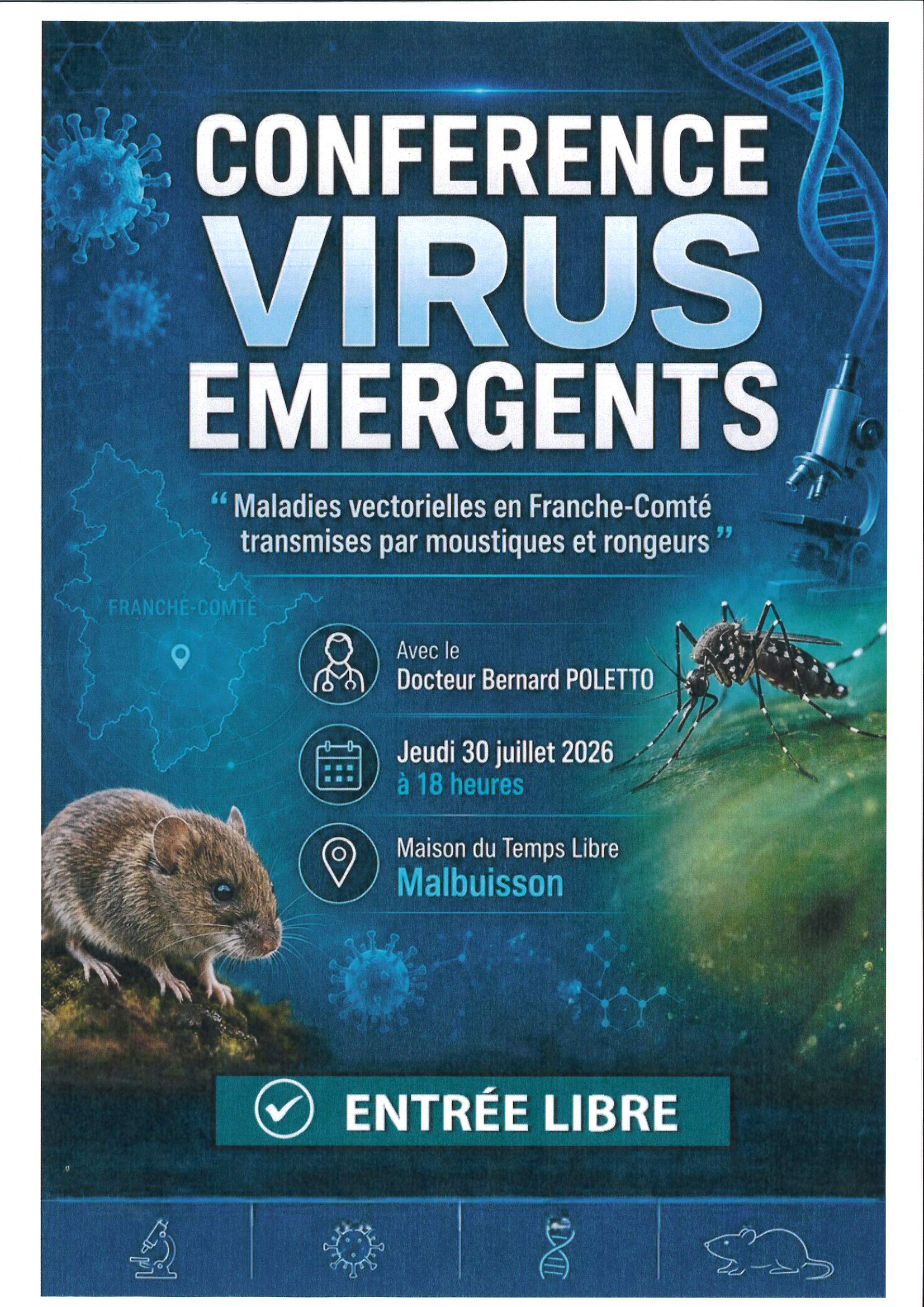 Conférence : les virus émergents