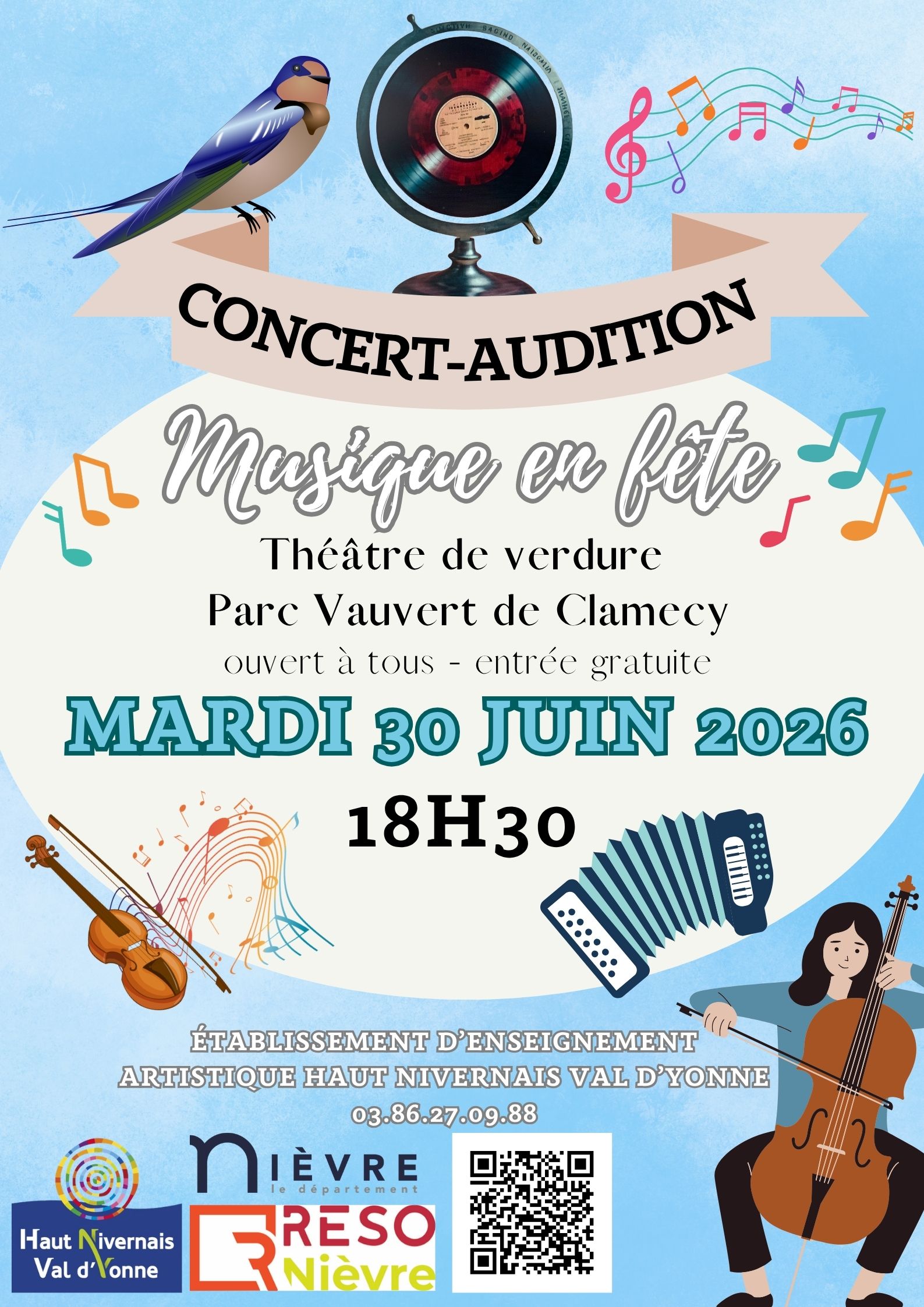 Musique en fête - Concert-audition de l'EEA.HNVY