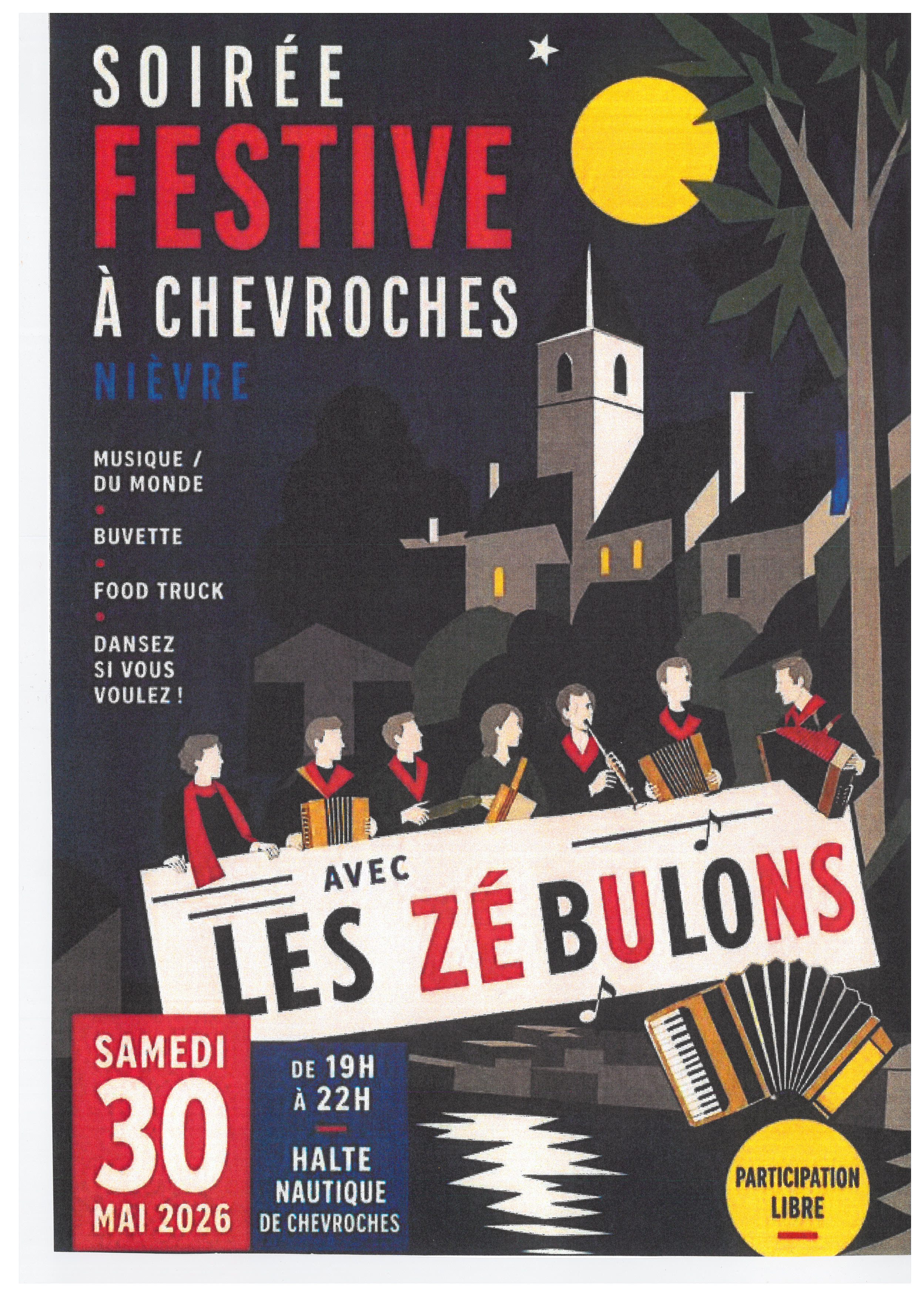 Soirée festive à Chevroches — visuel événement