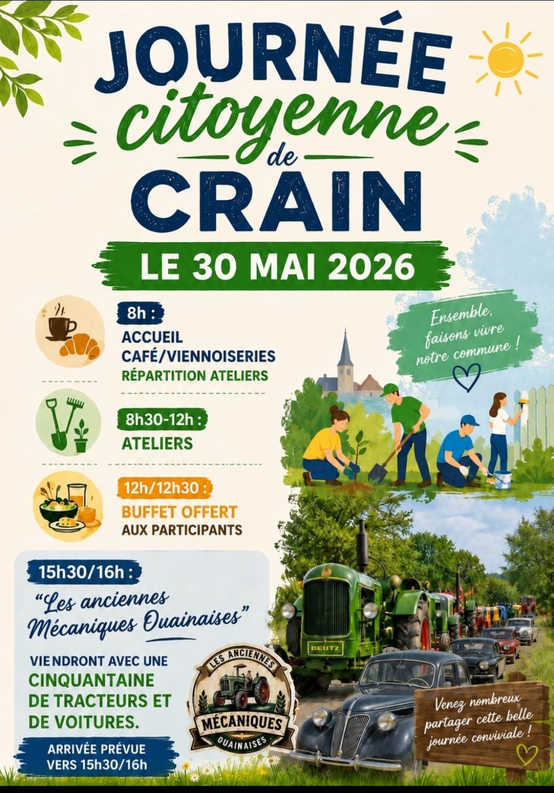 Journée citoyenne de Crain — visuel événement