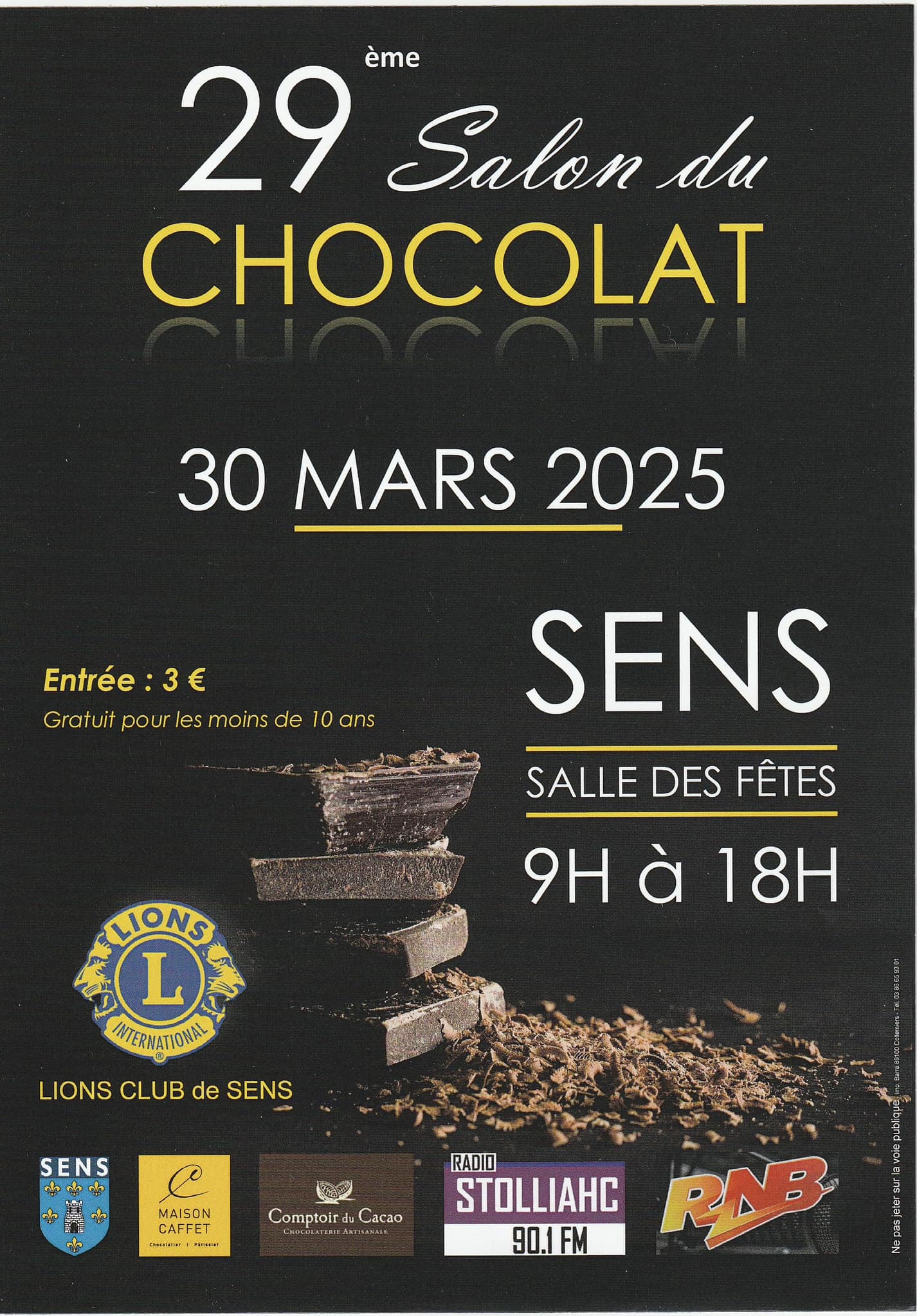 Salon du chocolat Sens