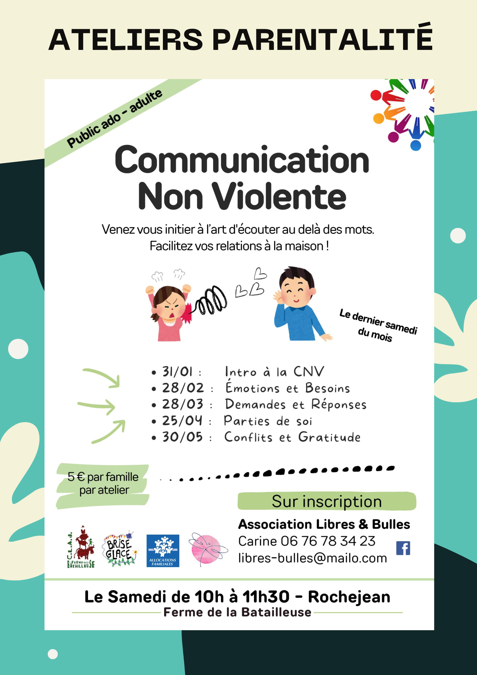 Ateliers Parentalité : Communication non violente