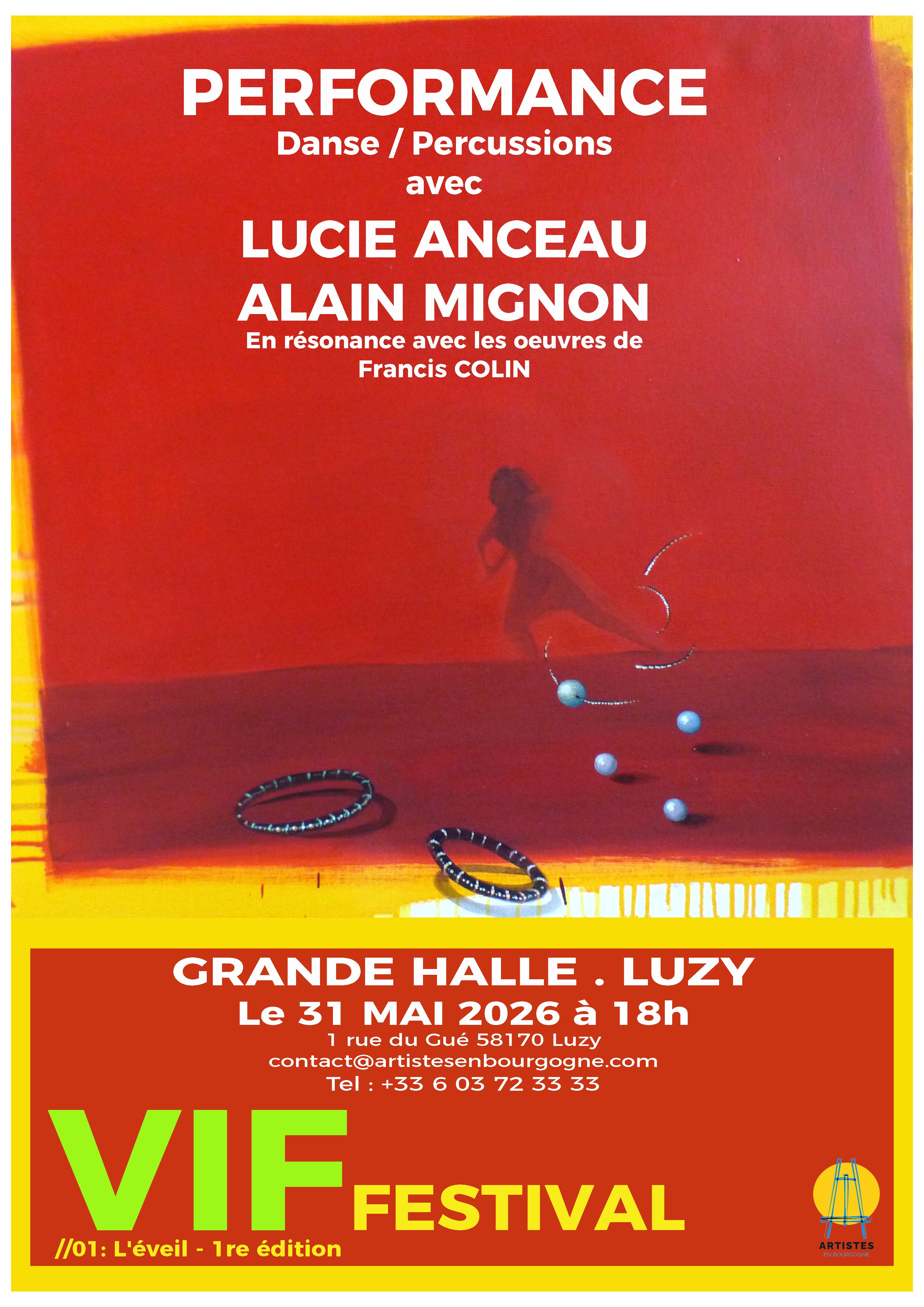 Performance Danse et Percussion - Festival VIF