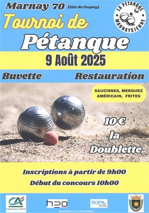 Tournoi de pétanque