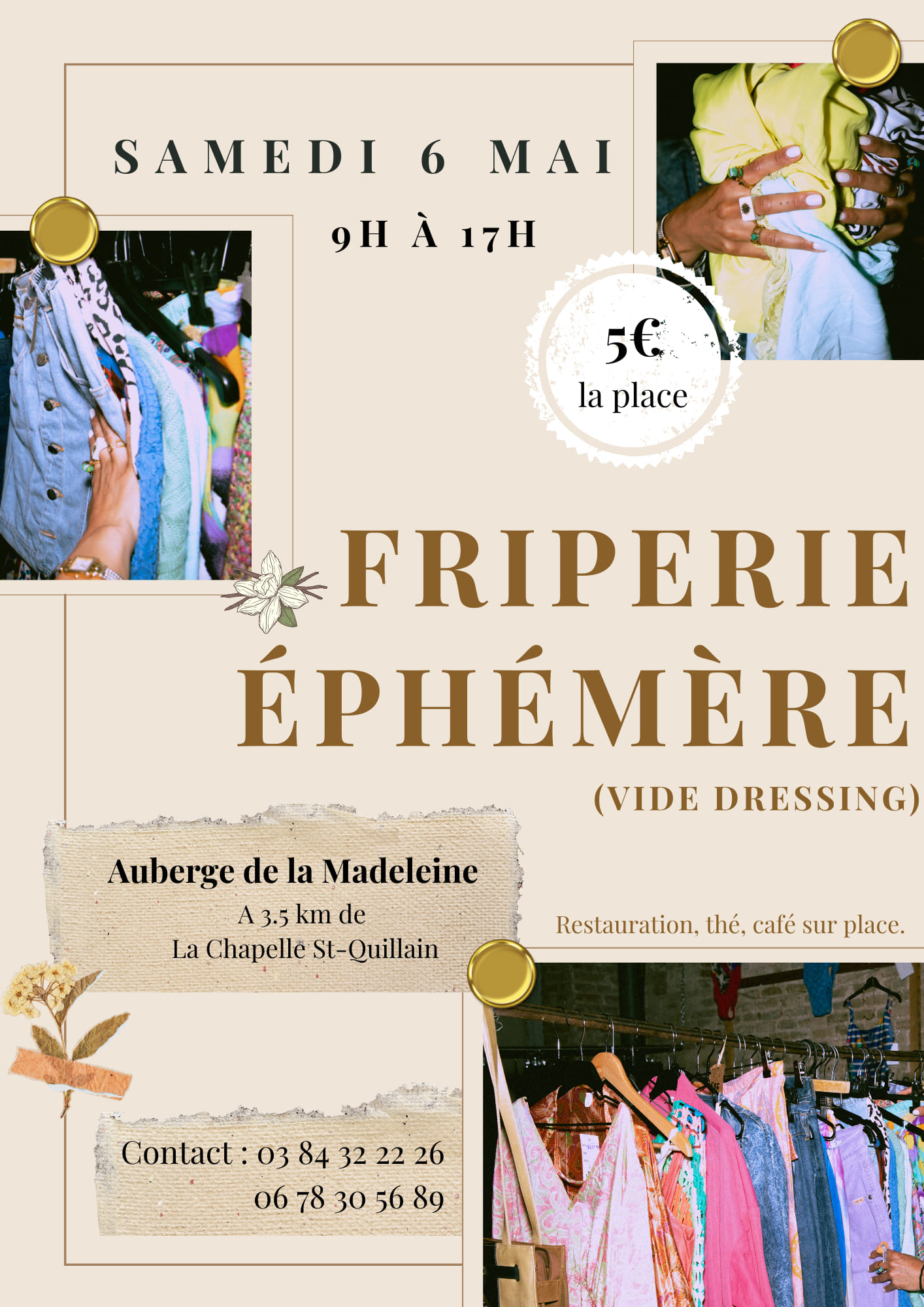 affiche vide dressing
