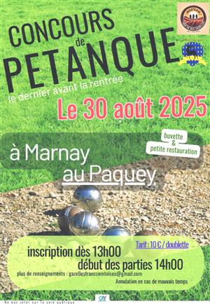 Concours de pétanque