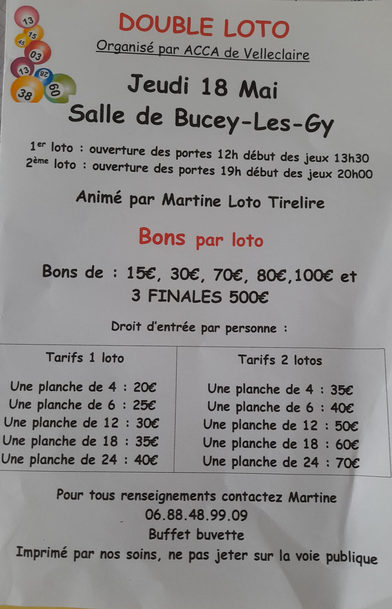 Affiche loto 