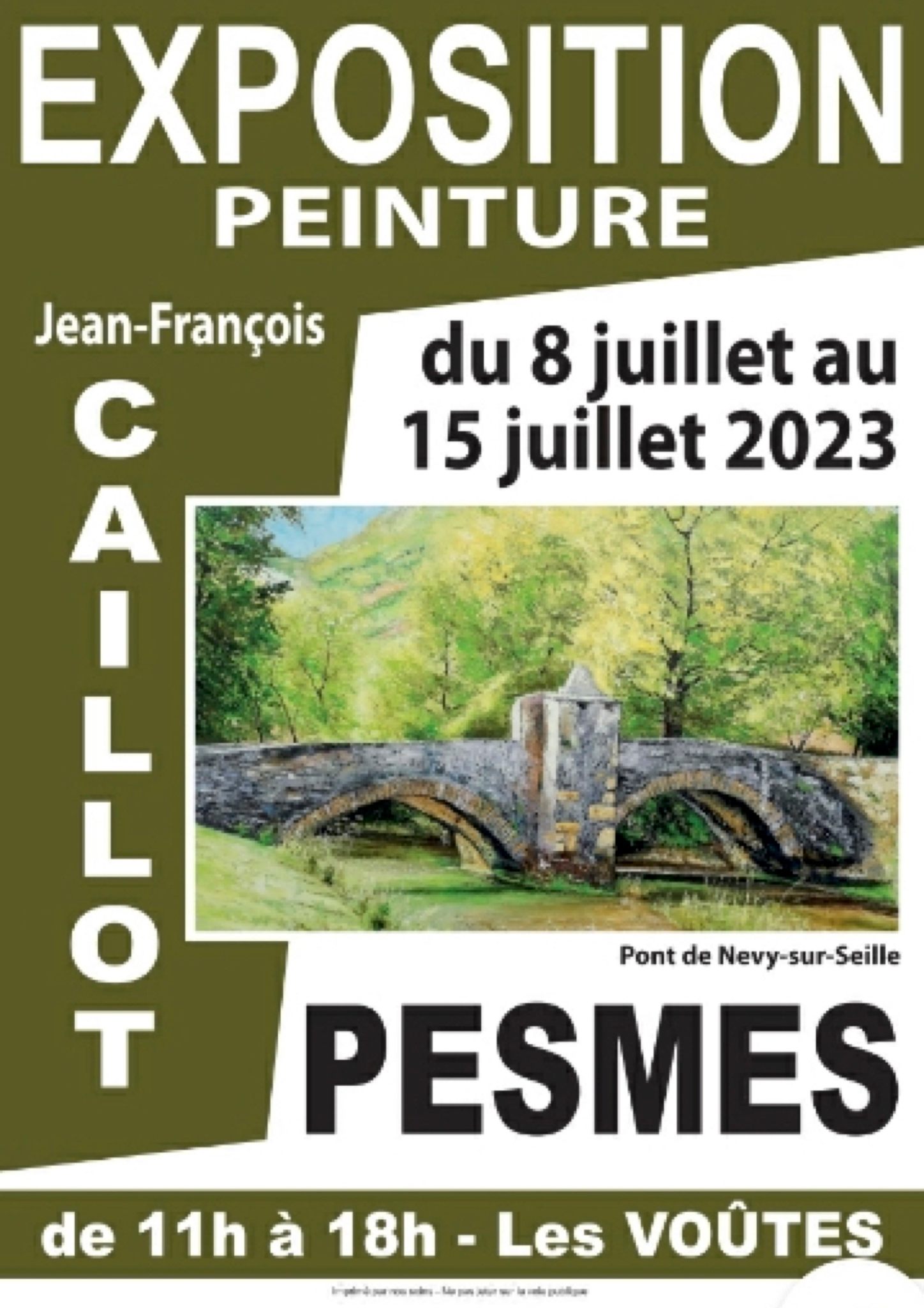Exposition peinture Jean-François Caillot