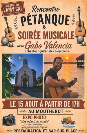 Rencontre pétanque et soirée musicale
