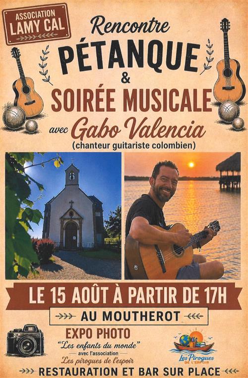 Rencontre p&eacute;tanque et soir&eacute;e musicale