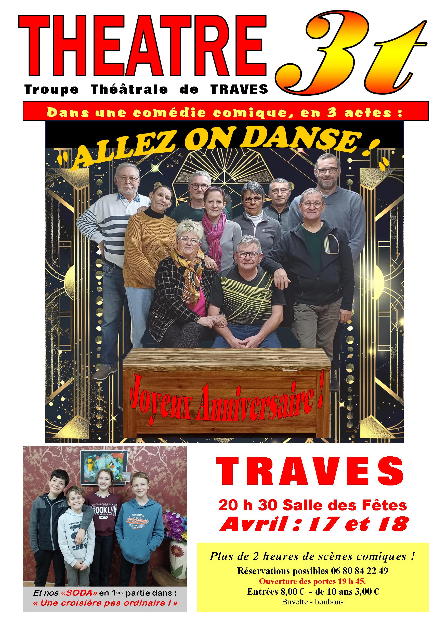 Théâtre avec la troupe des 3T